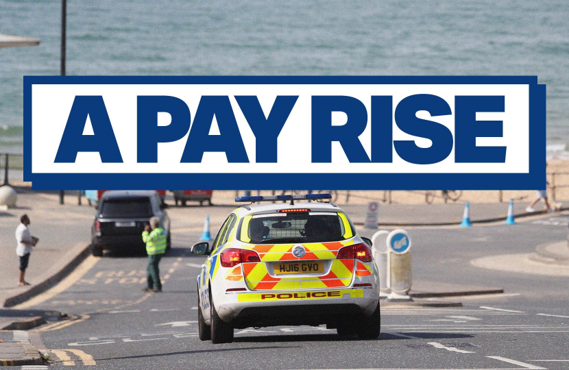 A pay rise for public sector workers